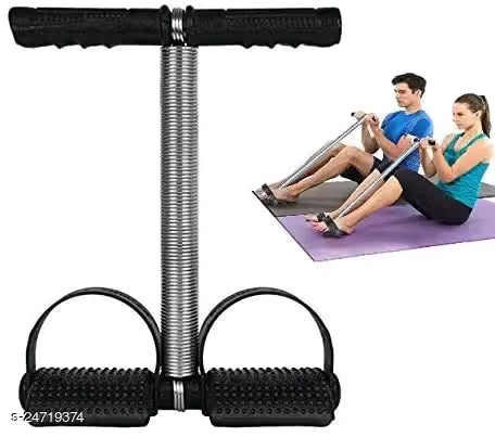 Double Spring Tummy Trimmer – Full Body Fitness Resistance Exerciser for Abs, Arms, Legs & Home Workout