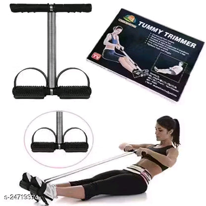 Double Spring Tummy Trimmer – Full Body Fitness Resistance Exerciser for Abs, Arms, Legs & Home Workout
