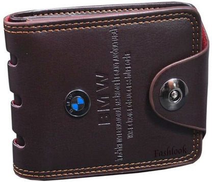 BMW Edition Fancy Trendy Men's Wallet | Premium Faux Leather Bi-Fold Wallet
