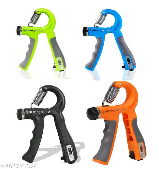 Adjustable Hand Grip Strengthener with Counter (05kg–60kg) | Gym & Fitness Hand Exerciser