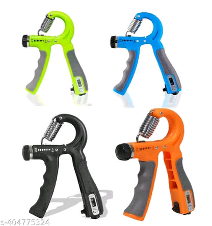 Adjustable Hand Grip Strengthener with Counter (05kg–60kg) | Gym & Fitness Hand Exerciser