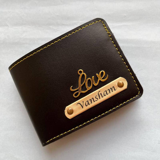 Premium Personalized Name-Engraved Men’s Wallet | Custom Gift for Him – Stylish, Functional & Meaningful