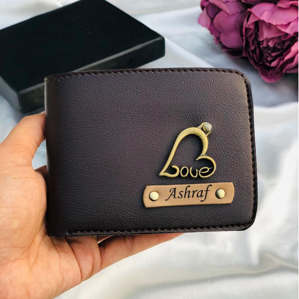 Premium Personalized Name-Engraved Men’s Wallet | Custom Gift for Him – Stylish, Functional & Meaningful