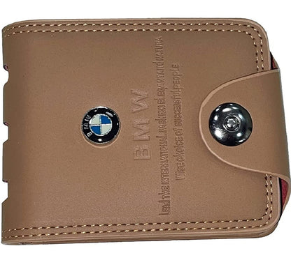 BMW Edition Fancy Trendy Men's Wallet | Premium Faux Leather Bi-Fold Wallet