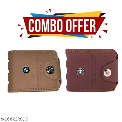 BMW Edition Fancy Trendy Men's Wallet | Premium Faux Leather Bi-Fold Wallet