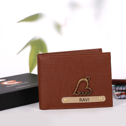 Premium Personalized Name-Engraved Men’s Wallet | Custom Gift for Him – Stylish, Functional & Meaningful