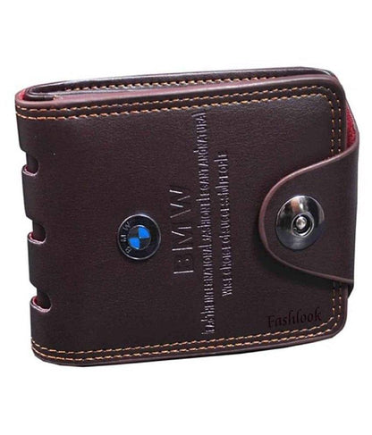 BMW Edition Fancy Trendy Men's Wallet | Premium Faux Leather Bi-Fold Wallet