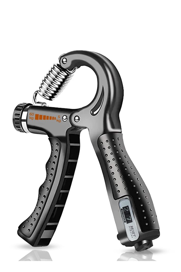 Adjustable Hand Grip Strengthener with Counter (05kg–60kg) | Gym & Fitness Hand Exerciser