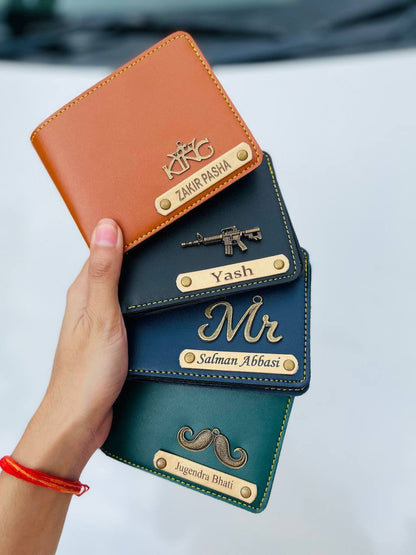 Premium Personalized Name-Engraved Men’s Wallet | Custom Gift for Him – Stylish, Functional & Meaningful